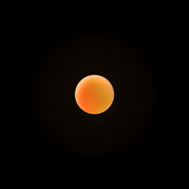 Orange sphere